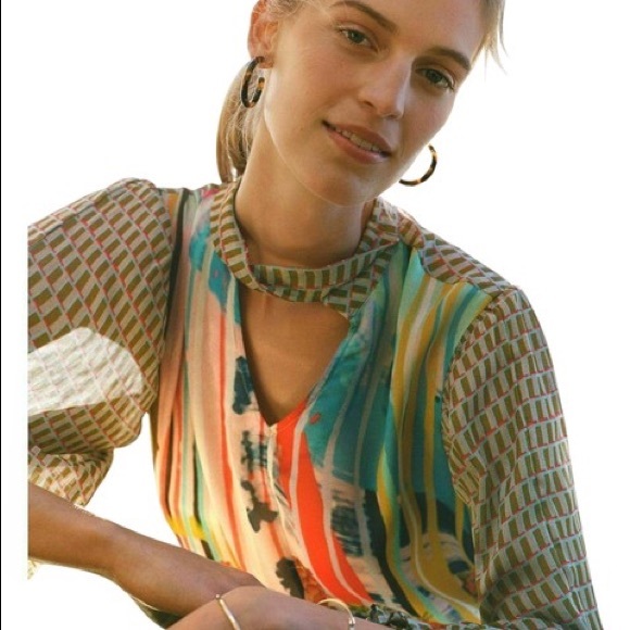 Anthropologie Retro Peasant Blouse - Picture 2 of 10